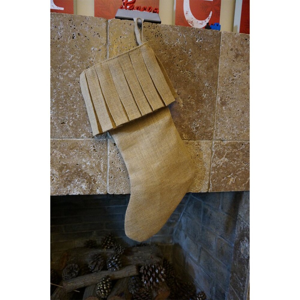 🎅Red Ruffled Holiday Christmas Stocking🎄 - Picture 2 of 2